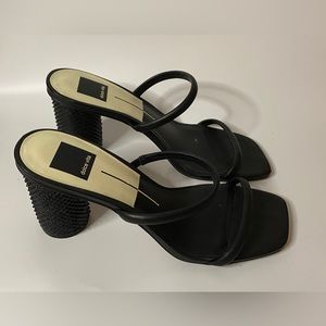 Dolce Vita Noles Black Sandals Size 9